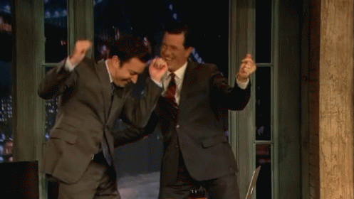 No Daft Punk Dance Party, The Series GIF - Stephen Colbert Jimmy Fallon Colbert Report GIFs