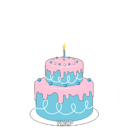 a birthday cake with a penguin on it and the words happy birthday
