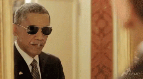 Oballer GIF - Obama Sunglasses Swag GIFs