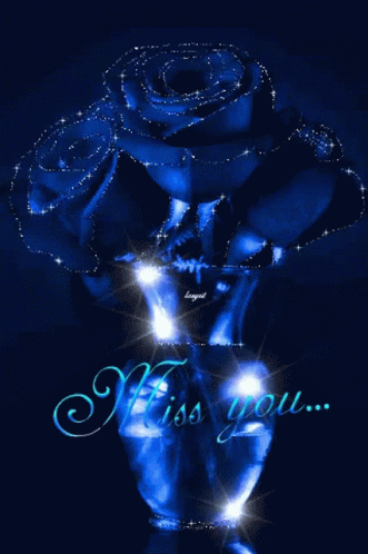 Miss You Blue GIF - Miss You Blue Rose GIFs