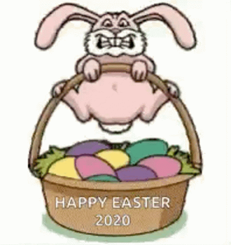 Easter Bunny Easter Egg GIF - Easter Bunny Easter Egg Happy Easter GIFs