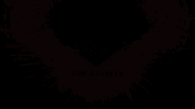 a red circle with the words cod-lucifer written inside of it
