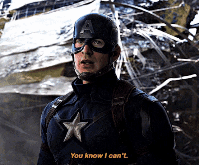 Captain America You Know I Cant GIF - Captain America You Know I Cant I Cant GIFs