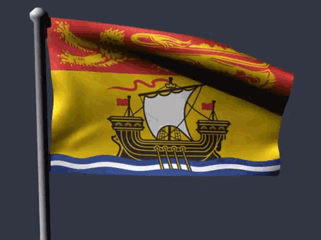 New Brunswick Flag GIF - New Brunswick Flag Nb Flag GIFs