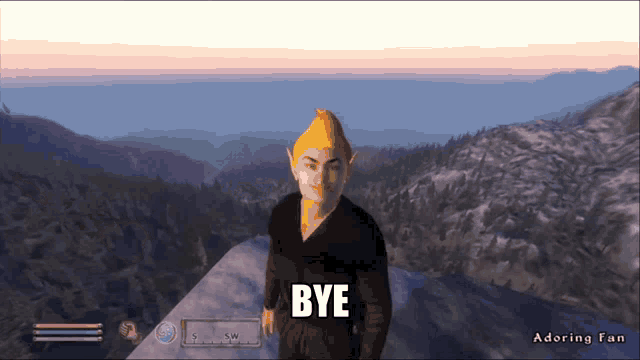 Bye Oblivion GIF - Bye Oblivion Elder Scrolls GIFs
