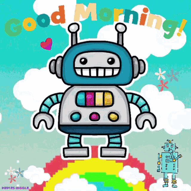 Good Morning Morning GIF - Good Morning Morning Robot GIFs