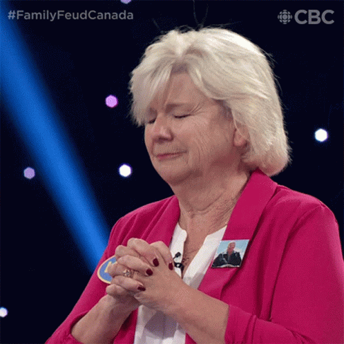 Praying Family Feud Canada GIF - Praying Family Feud Canada Please GIFs