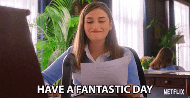 Have A Fantastic Day Vivian GIF - Have A Fantastic Day Vivian The Kissing Booth2 GIFs