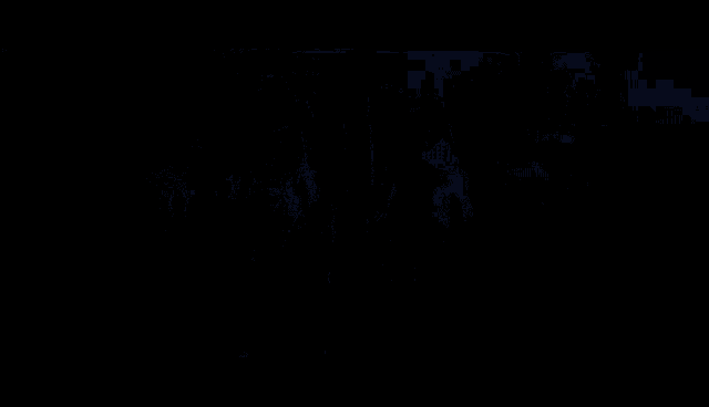 a group of soldiers are standing next to each other in a dark room