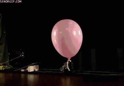 Popping Hydrogen Filled Balloon Experiment GIF - Popping Hydrogen Filled Balloon Experiment GIFs
