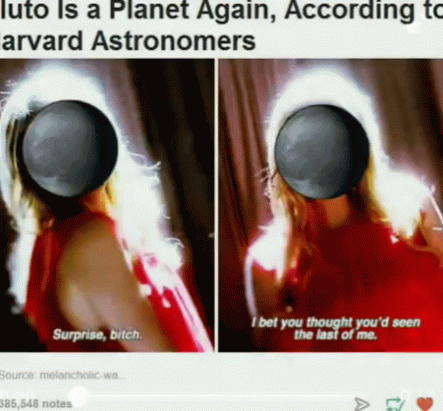 Pluto Surprise GIF - Pluto Surprise Bitch GIFs