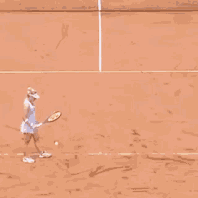 Marta Kostyuk Oops GIF - Marta Kostyuk Oops Tennis Ball GIFs