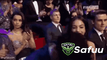 a group of people are sitting in a stadium watching a game and applauding .