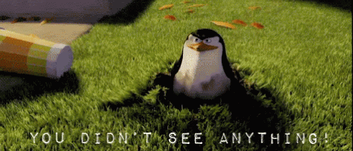 You Didn'T See Anything GIF - You Didnt See Anything Penguins Of Madagascar Madagascar GIFs