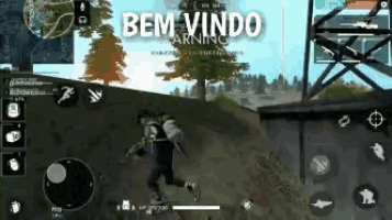 a screenshot of a video game with the words bem vindo on the top