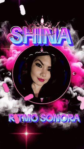 a picture of a woman with the name shina written on it