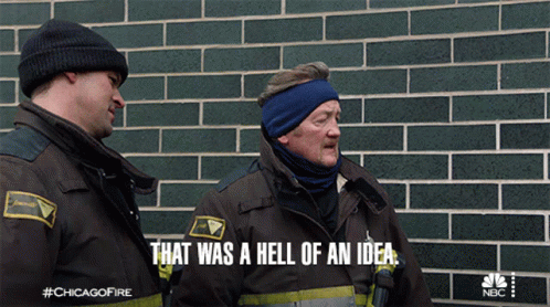 That Was A Hell Of An Idea Randall Mcholland GIF - That Was A Hell Of An Idea Randall Mcholland Chicago Fire GIFs