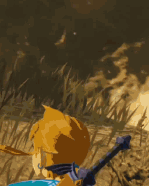 Zelda Link Parries Hyrule Warriors Age Of Calamity GIF - Zelda Link Parries Hyrule Warriors Age Of Calamity Zelda GIFs