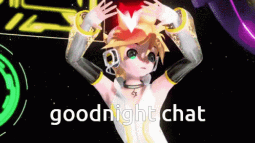 Goodnight Chat Vocaloid GIF - Goodnight Chat Vocaloid Len GIFs