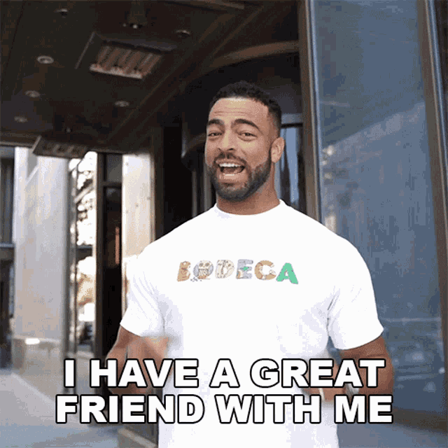 I Have A Great Friend With Me Kyle Van Noy GIF - I Have A Great Friend With Me Kyle Van Noy Vibin With Van Noys GIFs