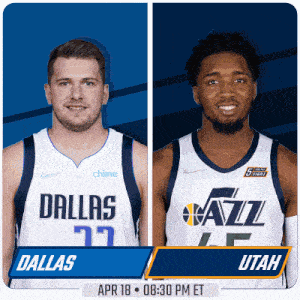 two basketball players from dallas and utah