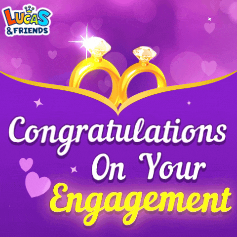 a congratulations on your engagement greeting card