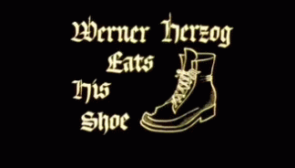 Werner_herzog_eats_his_shoe Les_blank GIF - Werner_herzog_eats_his_shoe Les_blank Bwh_1961 GIFs
