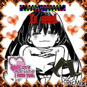 a picture of a girl with the words love me like i love you at the bottom