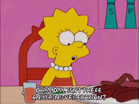 Anything Vegetarian GIF - The Simpsons Oh Mom GIFs