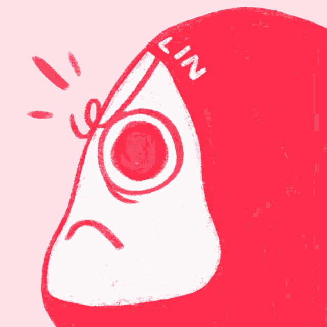 a drawing of an angry face with the words what written on it