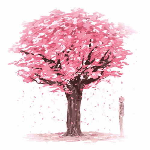 Shizuo Durarara GIF - Shizuo Durarara Cherry Blossoms GIFs