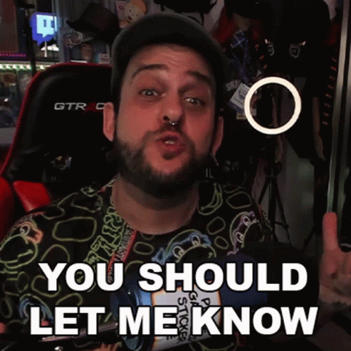 You Should Let Me Know Doodybeard GIF