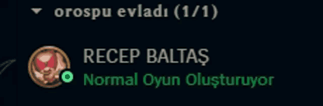 a screenshot of a video game that says " orospu evladi ( 1/1 ) "