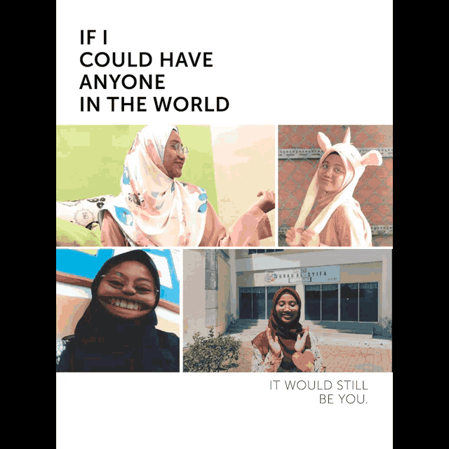if i could have anyone in the world it would still be you poster