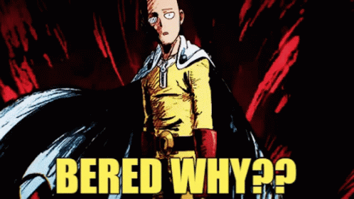 Bered One Punch Man GIF - Bered One Punch Man Rage GIFs