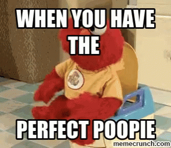 Poop Perfect GIF - Poop Perfect Elmo GIFs