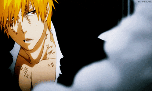 a drawing of a man with the name srta-kuchiki on the bottom