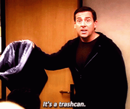 The Office Michael Scott GIF - The Office Michael Scott Its A Trashcan GIFs