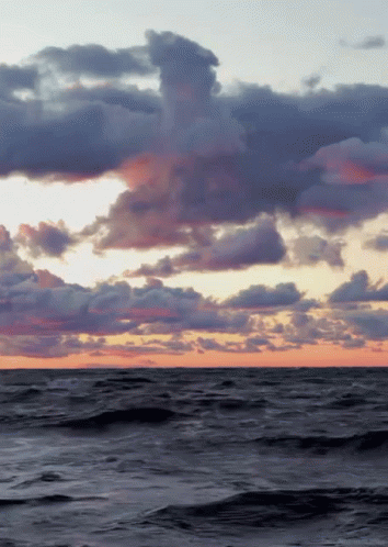 Ocean Sunset From Http://Headlikeanorange.Tumblr.Com/ GIF - Ocean Sunset GIFs
