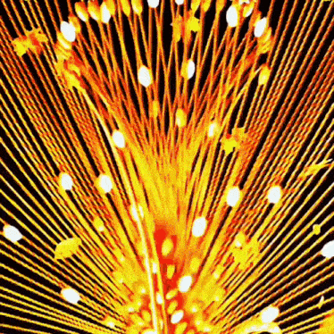 a close up of a fireworks display on a dark background