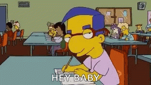 The Simpsons Flirt GIF - The Simpsons Flirt Wink GIFs