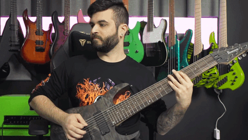 Playing The Guitar Andrew Baena GIF - Playing The Guitar Andrew Baena Performing GIFs