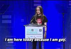 Ellen Page Gay GIF - Ellen Page Gay Speech GIFs