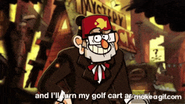 Gravity Falls Golf Cart GIF - Gravity Falls Golf Cart GIFs