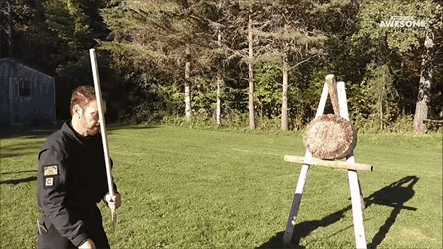 Knife Throwing People Are Awesome GIF - Knife Throwing People Are Awesome Perfect Aim GIFs
