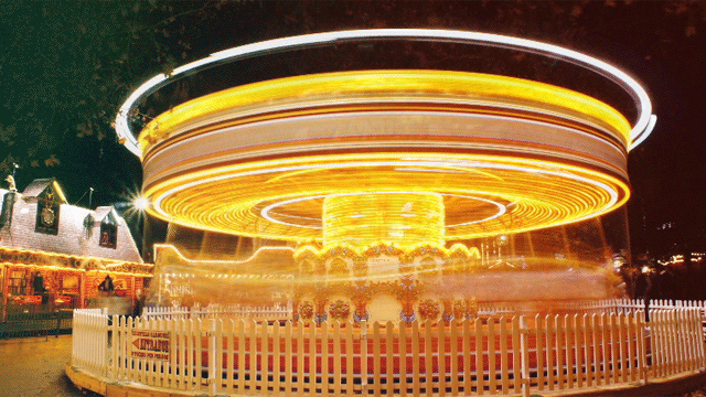 Merry Go Round GIF - Lights Amusement Park GIFs