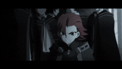 a black and white drawing of a girl with red hair and a belt that says doc