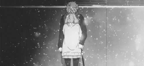 Animesnowing Hug GIF - Animesnowing Hug Snow GIFs