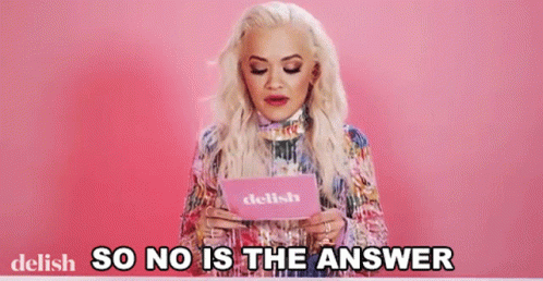 So No Is The Answer Nope GIF - So No Is The Answer Nope Nah GIFs