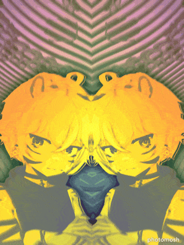 a picture of a person 's face with the word photomosh on the bottom